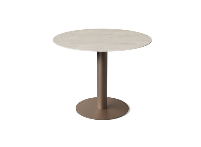 High Garden table 'Tarente' - 120 cm - Bronze
