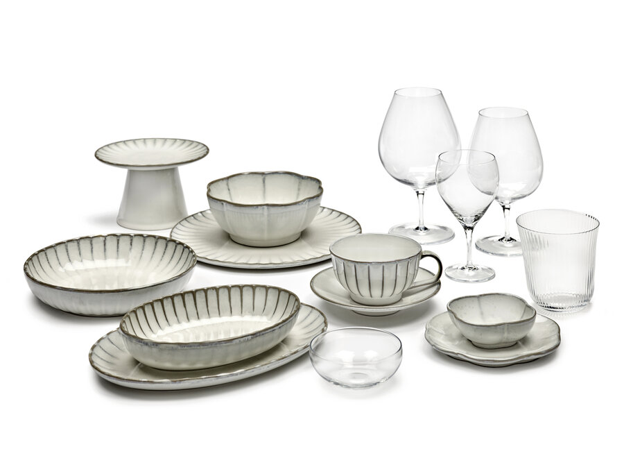 Sergio Herman -  Inku 2pc Serveerschaal Ovaal - S - White