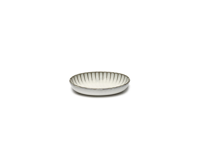 Sergio Herman - Inku 2pc Serveerschaal ovaal - S - White