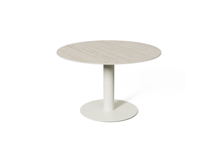 Gartentisch 'Tarente' - 120 cm - Chalk