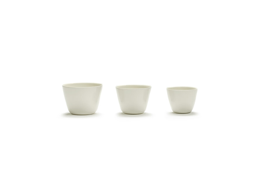 Vincent van Duysen - Cena 4pc capuccino kopje zonder handvat - Ivory