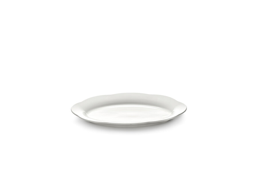 Sergio Herman - Silhouette 2pc Diepe bord ovaal - L - White