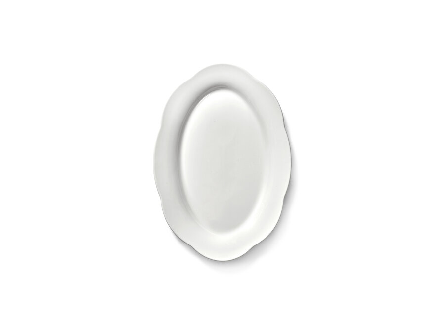Sergio Herman - Silhouette 2pc Deep plate oval - L - White