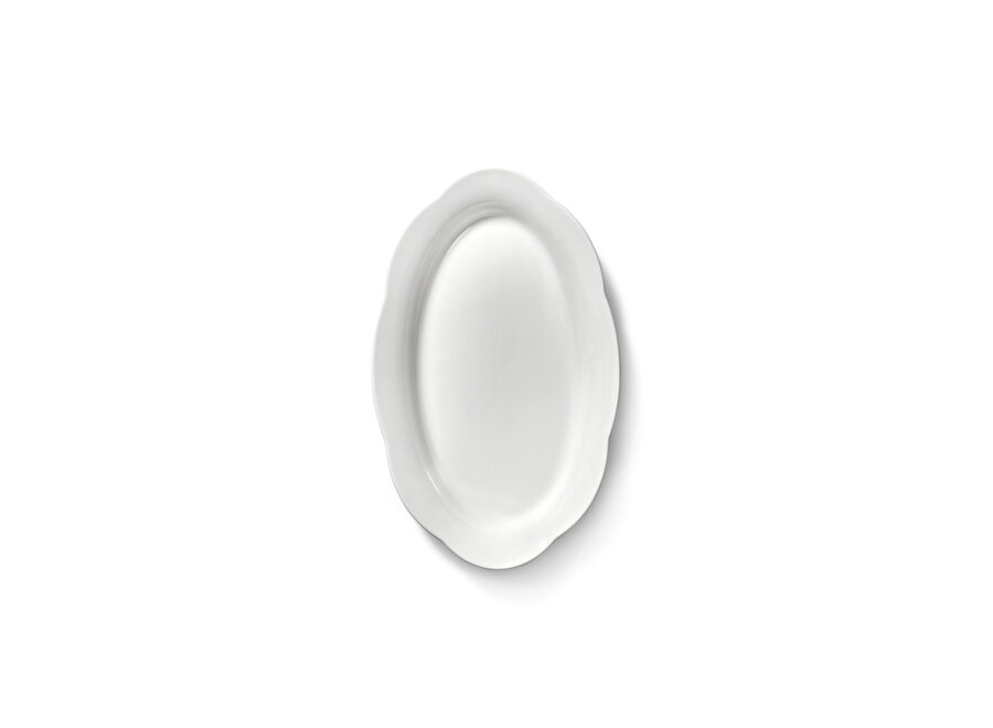 Sergio Herman - Silhouette 2pc Diepe bord ovaal - M - White