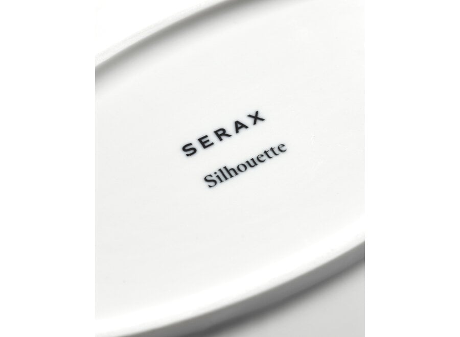 Sergio Herman - Silhouette 2pc Tiefer Teller oval - M - White