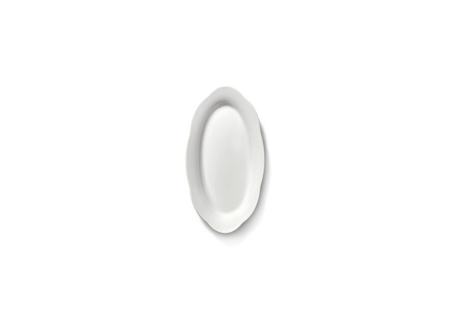Sergio Herman - Silhouette 2pc Deep plate oval - S - White