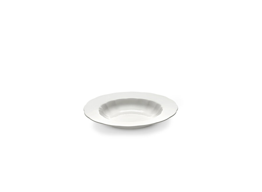 Sergio Herman - Silhouette  4pc Deep plate  - L - White