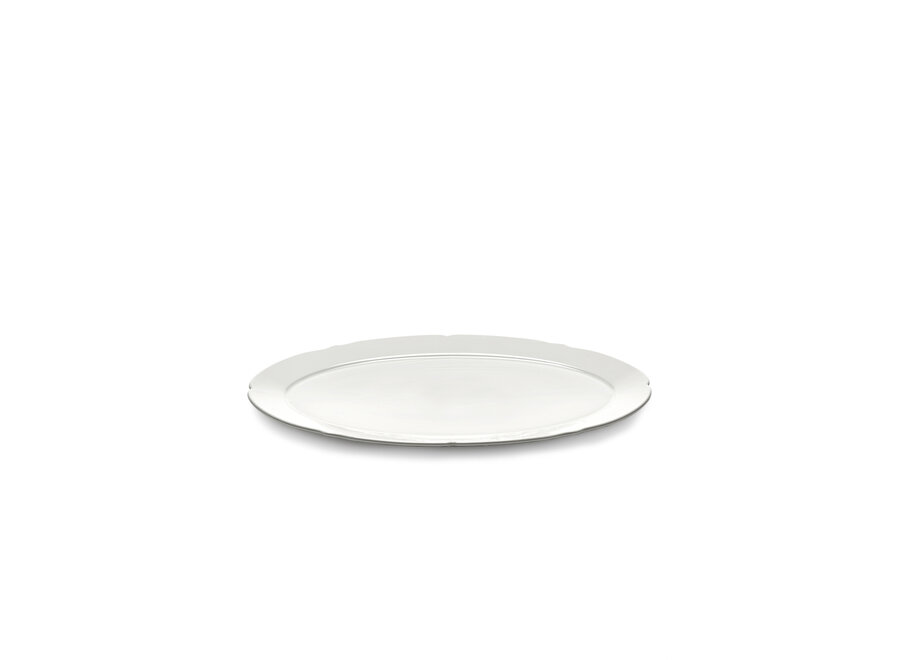 Sergio Herman - Silhouette 4pc Bord ovaal- L - White
