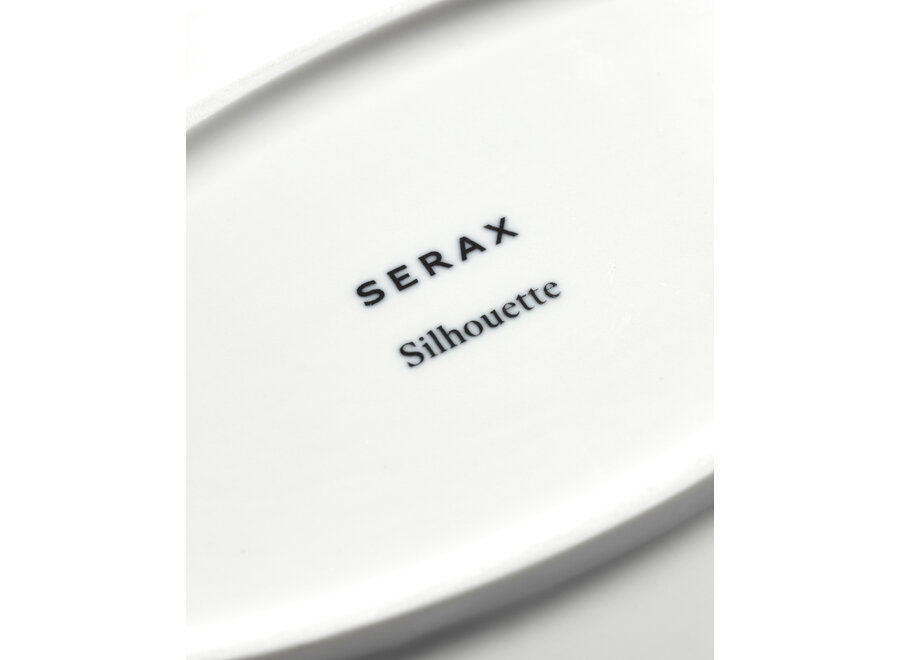 Sergio Herman - Silhouette 4pc Assiette ovale - L - White