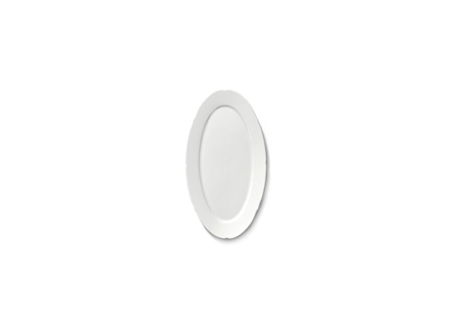 Sergio Herman - Silhouette 4pc Assiette ovale - S - White