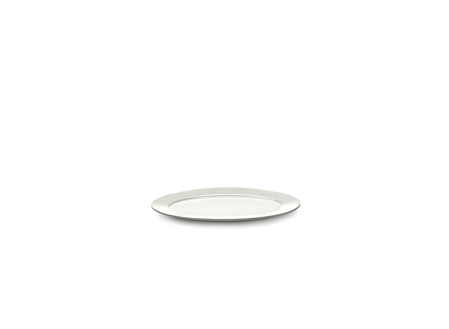 Sergio Herman - Silhouette 4pc Assiette ovale - S - White