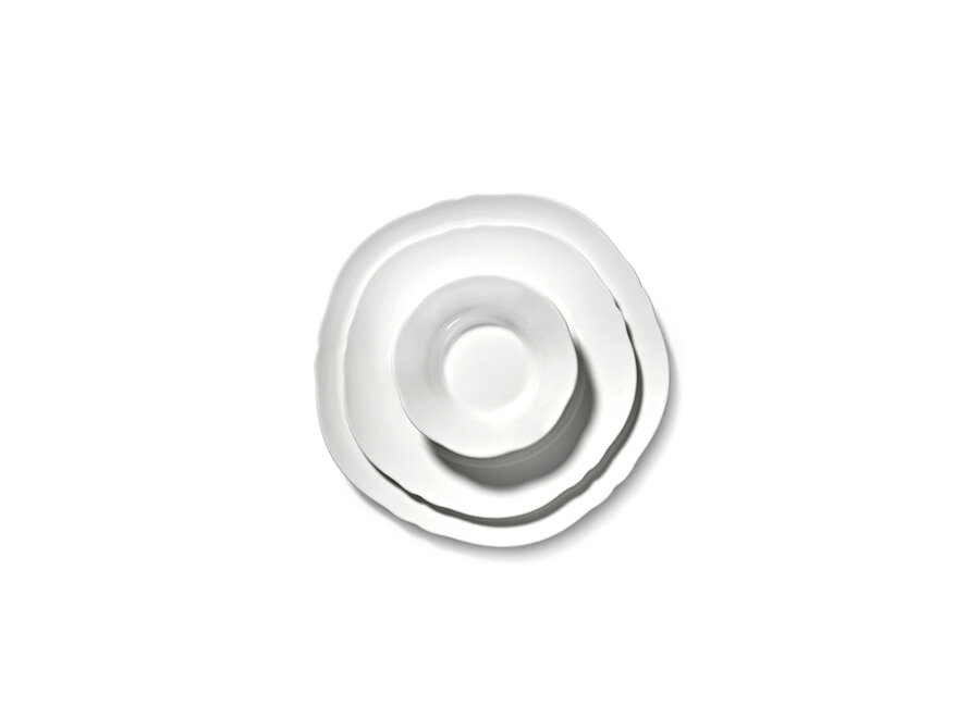 Sergio Herman - Silhouette 4pc Assiette à dîner - M - White