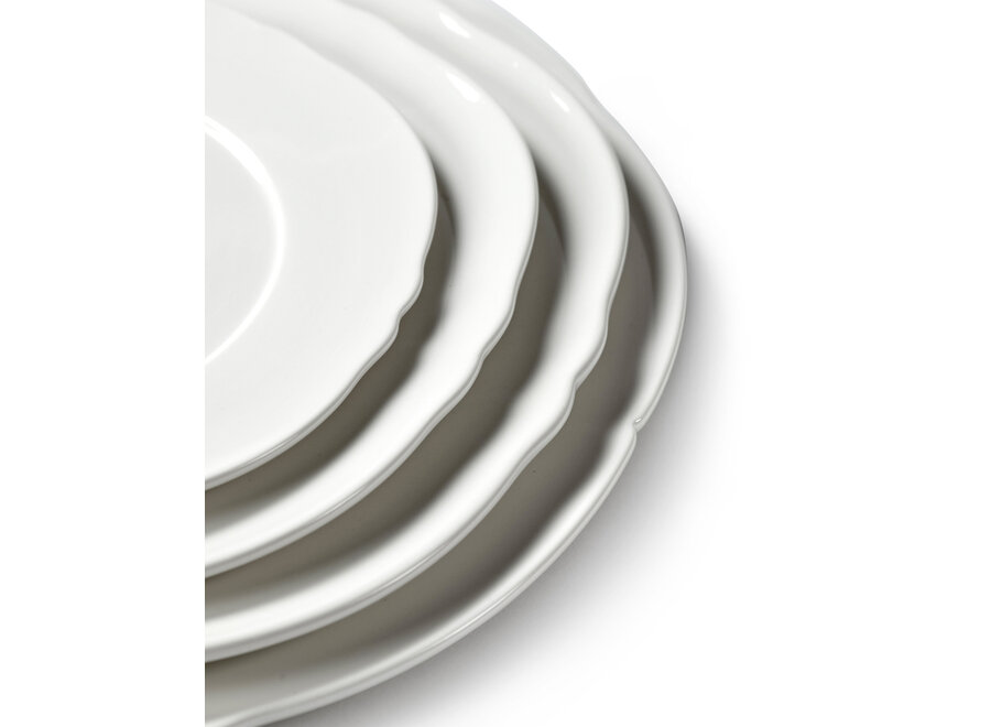 Sergio Herman - Silhouette 4pc Assiette de petit-déjeuner - S - White