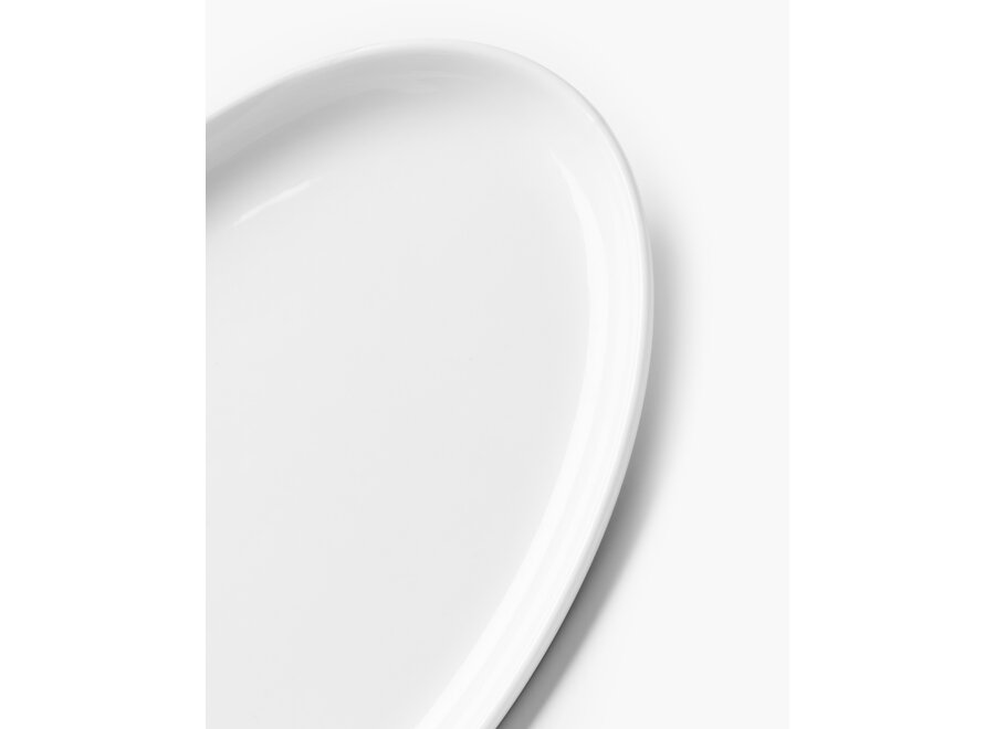 Vincent van Duysen - Passe-partout 2pc oval platte - L - Matt White