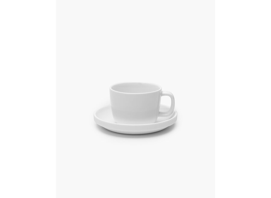 Vincent van Duysen - Passe-partout 4pc saucer cappuccino cup - Matt White