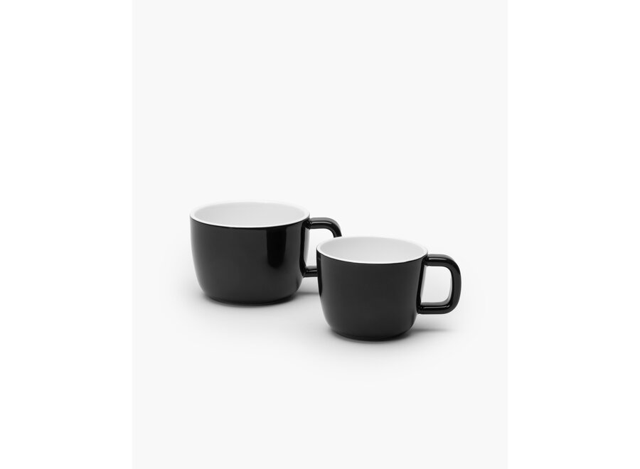 Vincent van Duysen - Passe-partout 4pc cappuccino kopje - Black