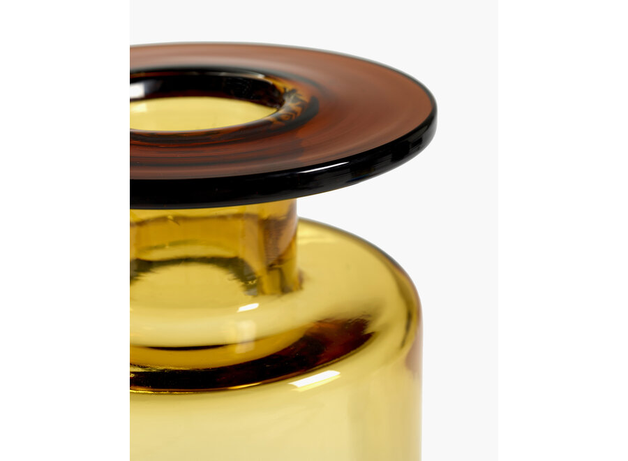 Marie Michielssen - Wind & Fire Vase - L - Blue/Amber