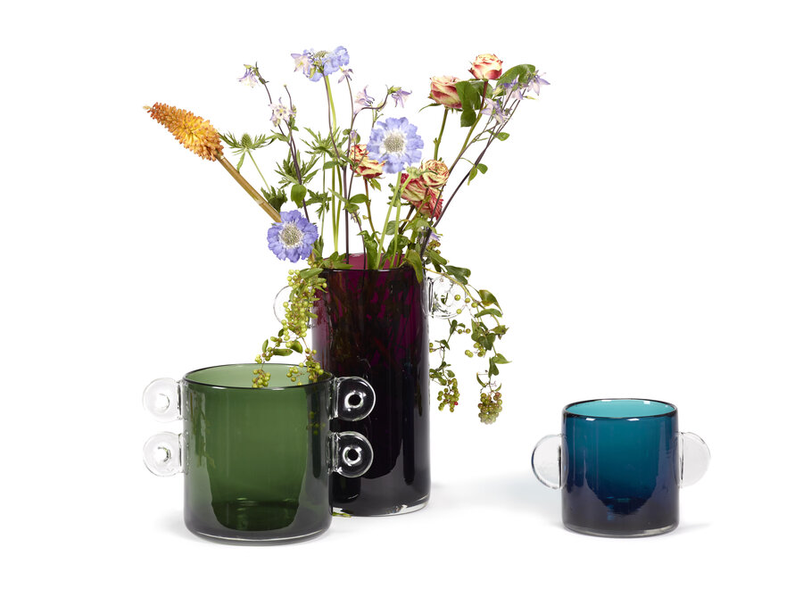 Marie Michielssen - Wind & Fire Vase - Aubergine
