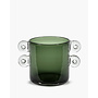 Marie Michielssen - Wind & Fire Vase - Dark green