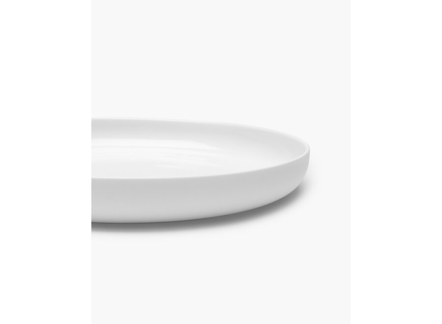 Piet Boon - Base 4pc high plate - L - Glazed White