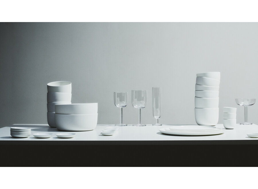 Piet Boon - Base 4pc koffie kopje zonder handvat - Glazed White