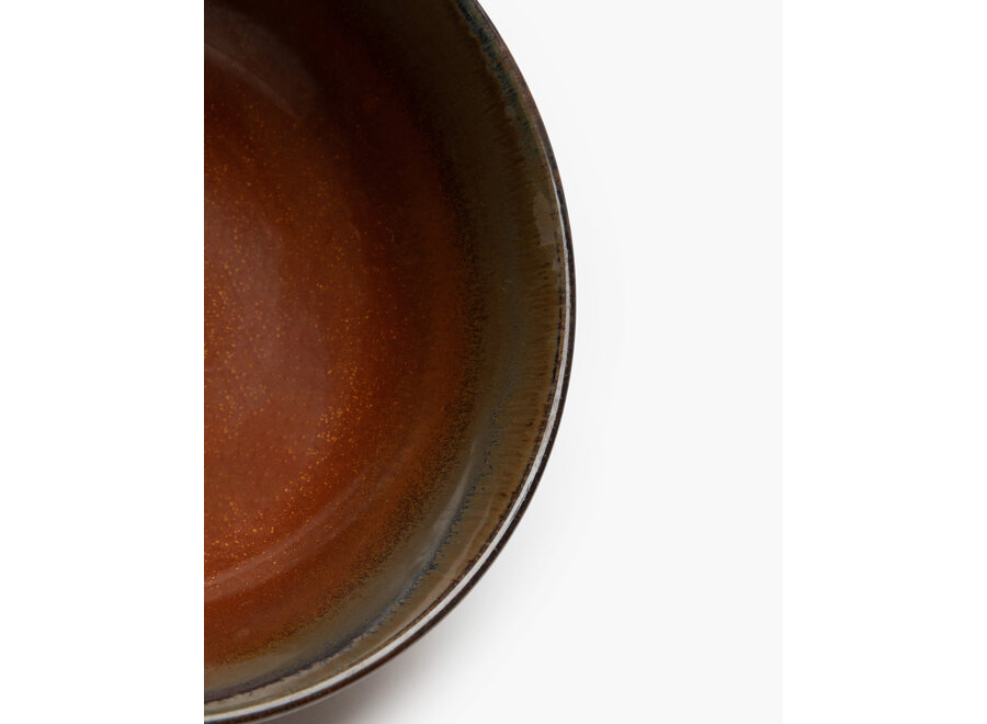 Sergio Herman -  Surface 2pc serving bowl - S - Rusty Brown