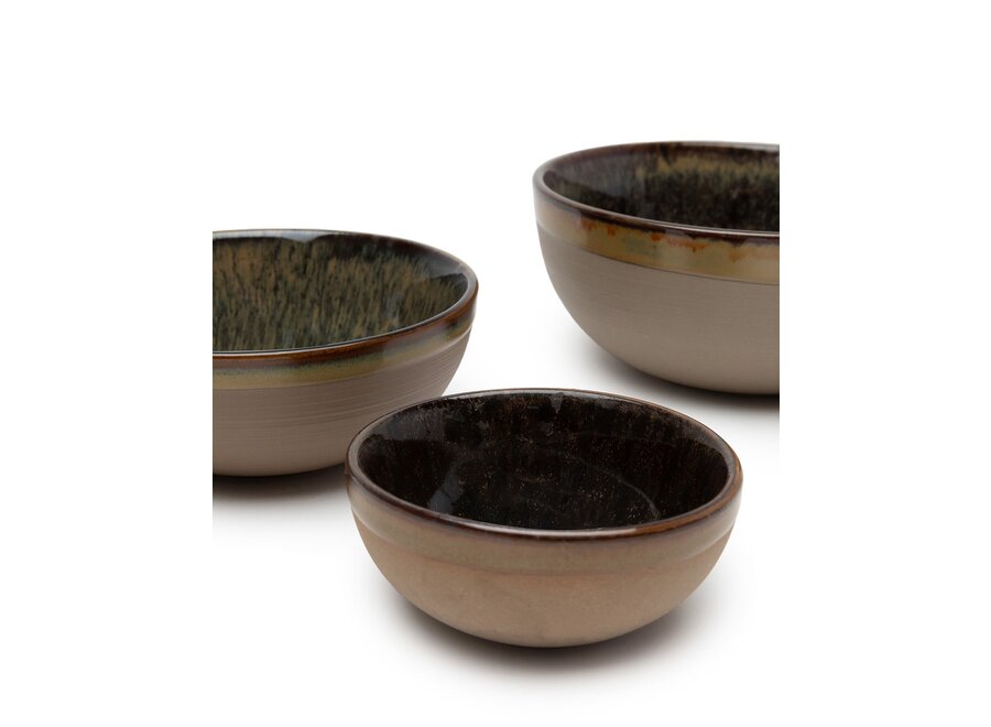 Sergio Herman -  Surface 2pc serving bowl - S - Indi