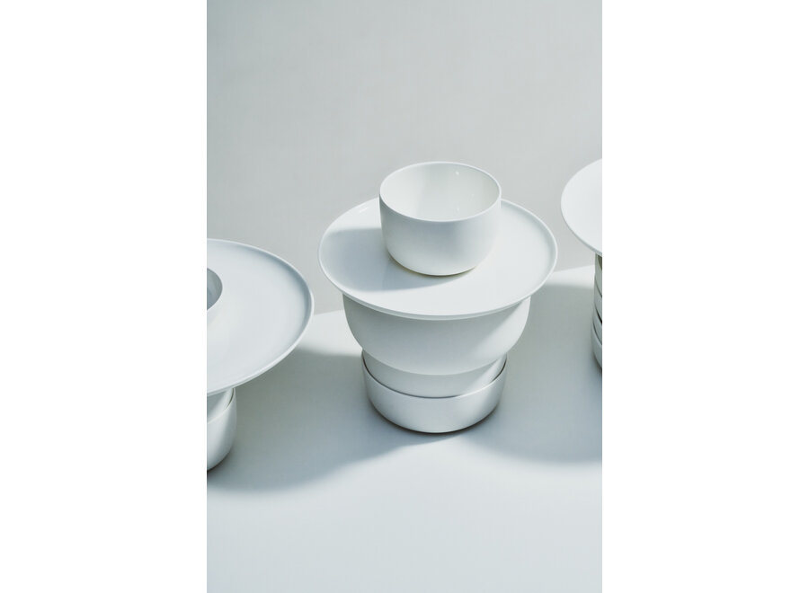 Piet Boon - Base 4pc lage kom - S - Glazed White