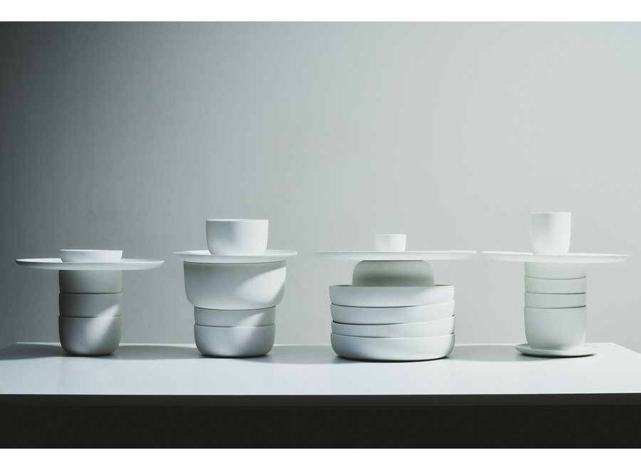 Piet Boon - Base 4pc diep bord - S - Glazed White