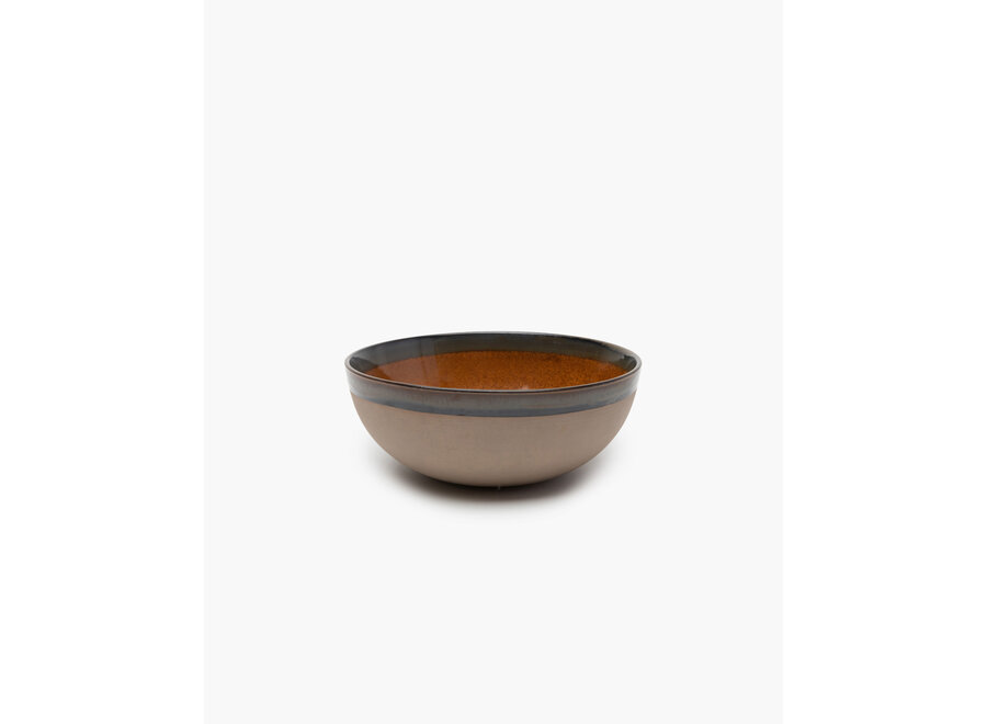 Sergio Herman - Surface serveer kom - L - Rusty Brown