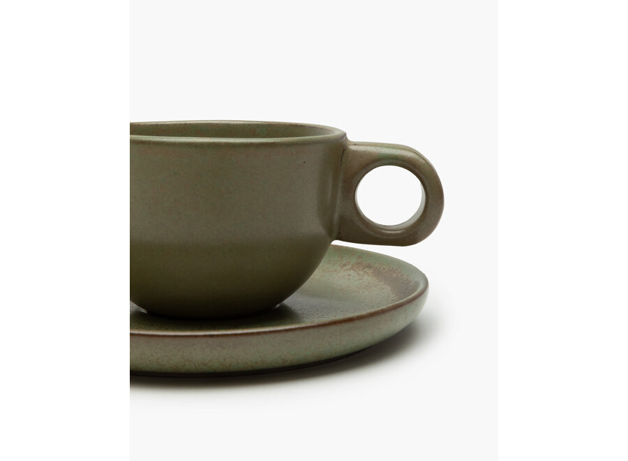 Sergio Herman -  Surface 4pc  café à espresso + soucoupe - Camo