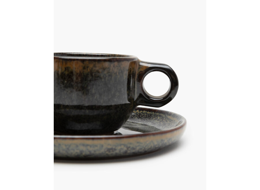 Sergio Herman -  Surface 4pc  coffee cup + saucer - Indi