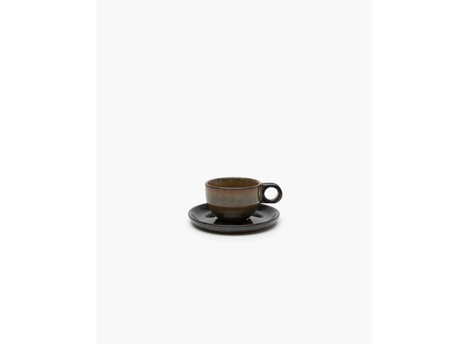 Sergio Herman - Surface 4pc koffie kopje + schoteltje - Indi