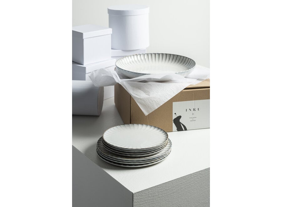Sergio Herman -  Inku 2pc Serveerschaal Ovaal - L - White