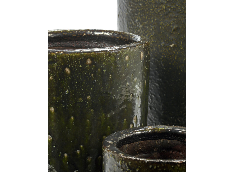 Kelly Wearstler - Dune Plantenbak 02 - S - Dark Green