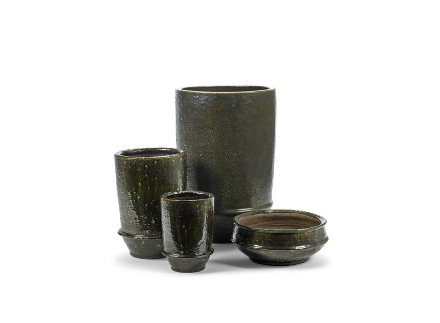 Kelly Wearstler - Dune Planter 02 - M - Dark Green