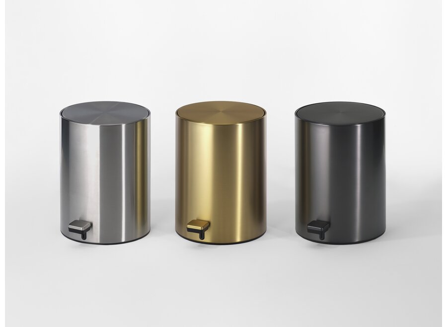 Pedal bin 'Contract' - L - Gold matt PVD