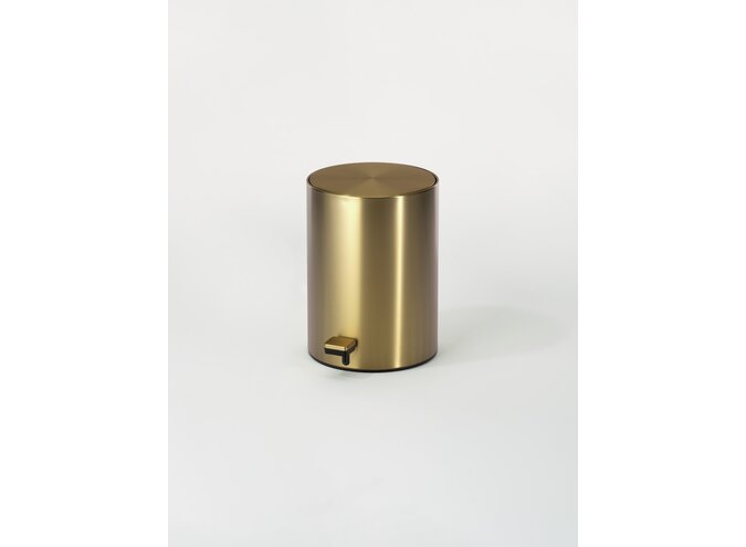 Mülleimer Contract - L - Gold matt PVD