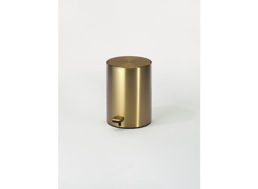 Poubelle Contract - L - Gold matt PVD