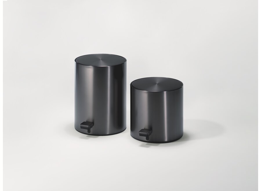Pedal bin 'Contract' - L - Dark Metal matt PVD
