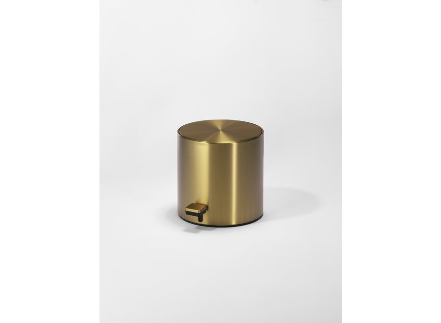Poubelle Contract - S - Gold matt PVD