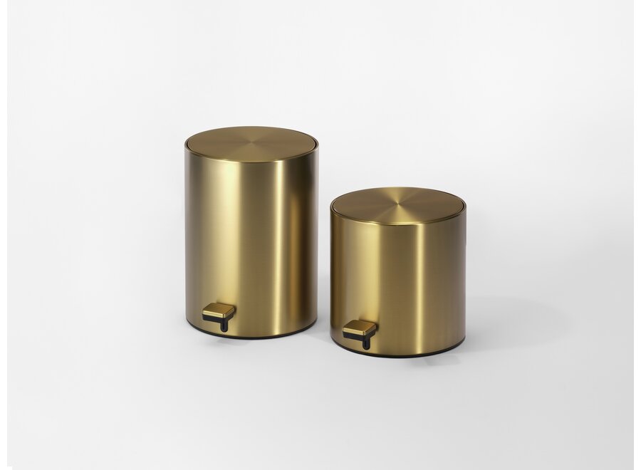 Poubelle 'Contract' - S - Gold matt PVD