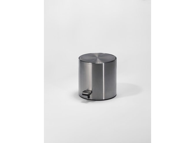 Poubelle Contract - S - Stainless steel matt
