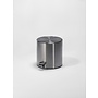 Pedal bin 'Contract' - S - Stainless steel matt