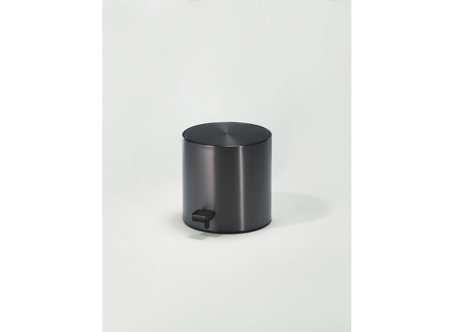 Poubelle Contract - S - Dark Metal matt PVD