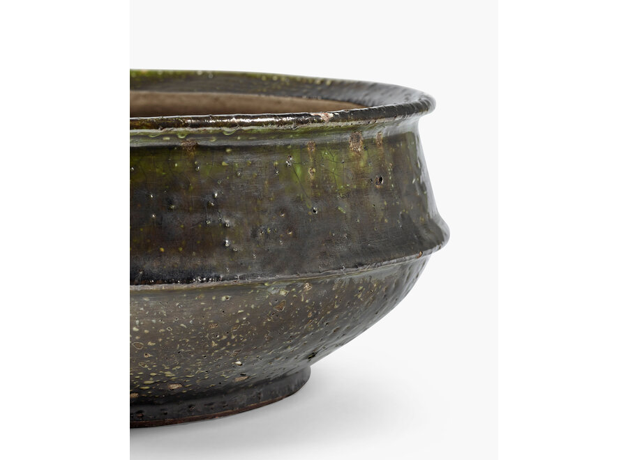 Kelly Wearstler - Dune Planter bowl 02 - S - Dark Green