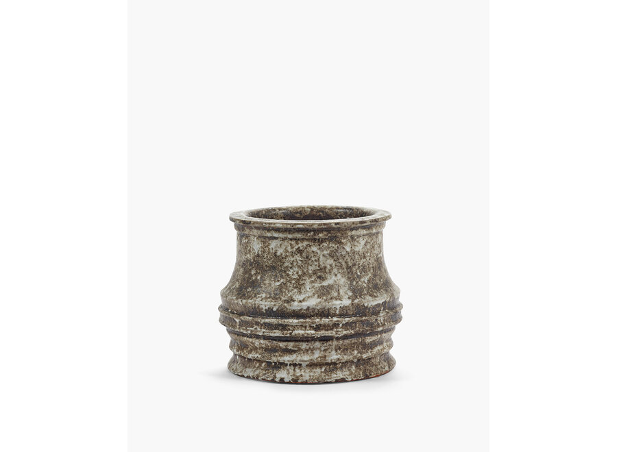 Kelly Wearstler - Mesa Planter 01 - M - White Brown