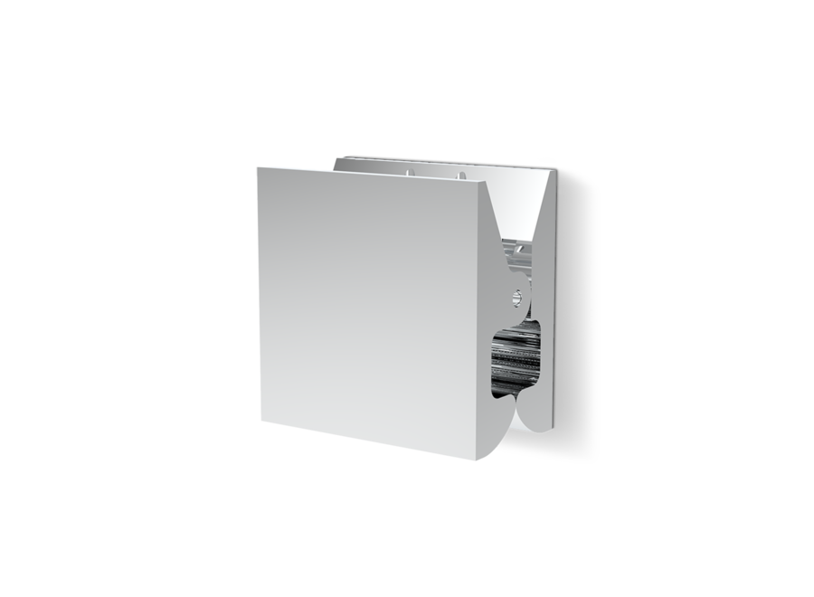 Wandhaken  'Pinch' - Square - M - Chrome