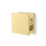 Wandhaak 'Pinch' - Square - M - Gold matt