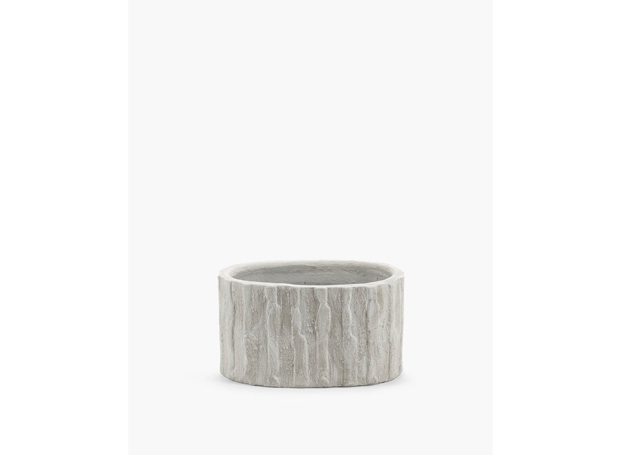Marie Michielssen - Rift Planter niedrig 03 - Off White